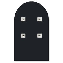 Tate Arched Frameless Wall Mirror